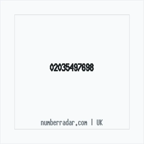 Reverse number check for +44 20 3549 7698 — who called me?