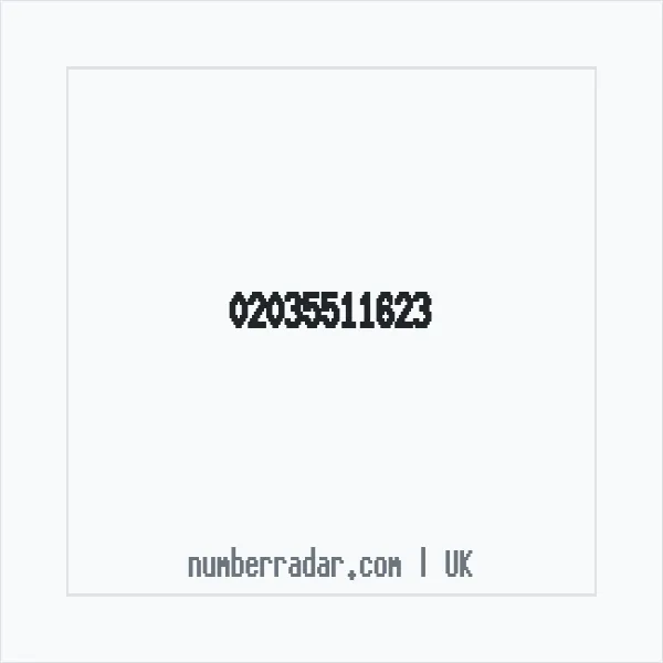 Reverse number check for +44 20 3551 1623 — who called me?
