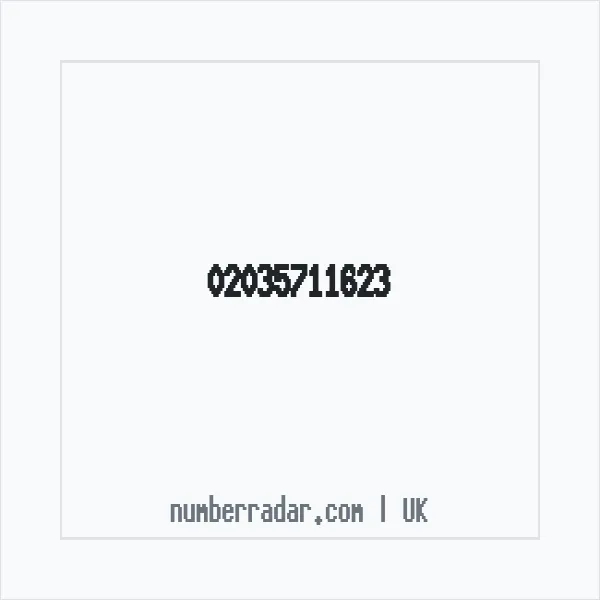 Reverse number check for +44 20 3571 1623 — who called me?