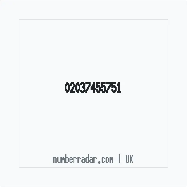 Reverse number check for +44 20 3745 5751 — who called me?