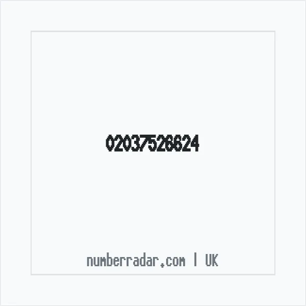 Reverse number check for +44 20 3752 6624 — who called me?