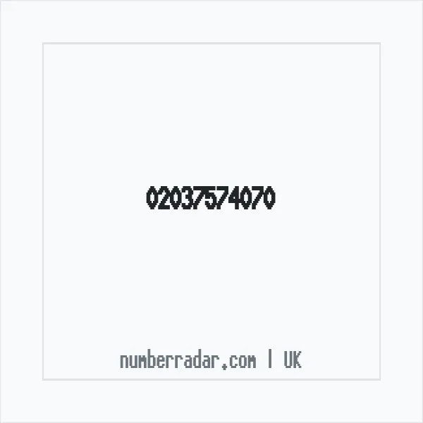 Reverse number check for +44 20 3757 4070 — who called me?