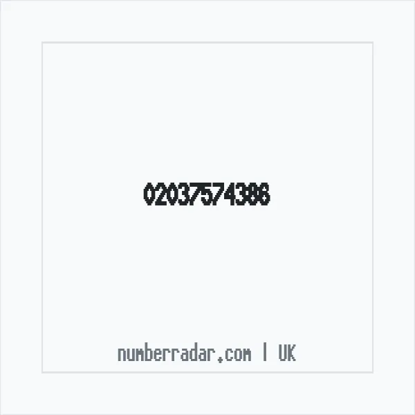 Reverse number check for +44 20 3757 4386 — who called me?