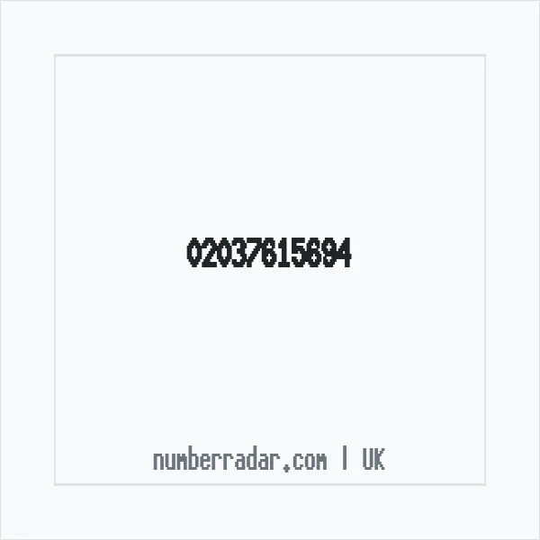 Reverse number check for +44 20 3761 5694 — who called me?