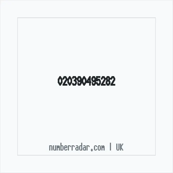 Reverse number check for +44 (2039) 049-528 — who called me?