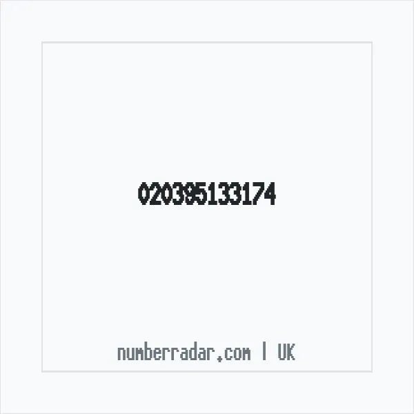 Reverse number check for +44 (2039) 513-317 — who called me?
