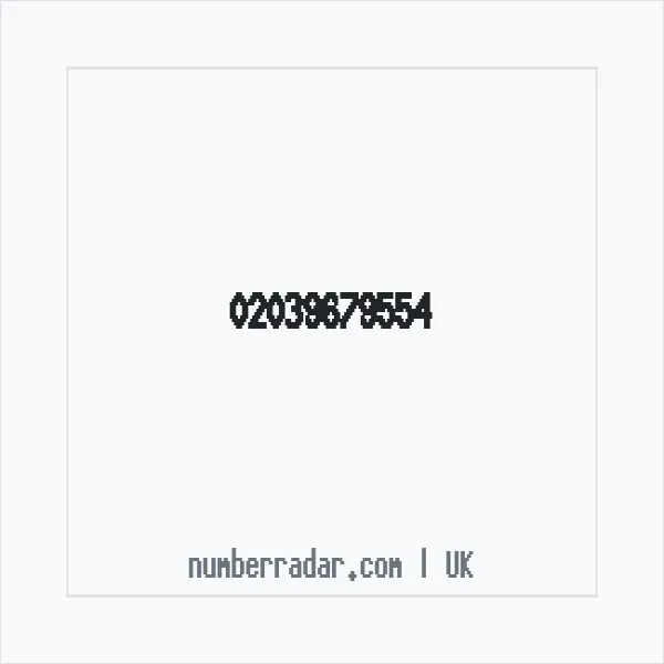 Reverse number check for +44 20 3967 9554 — who called me?