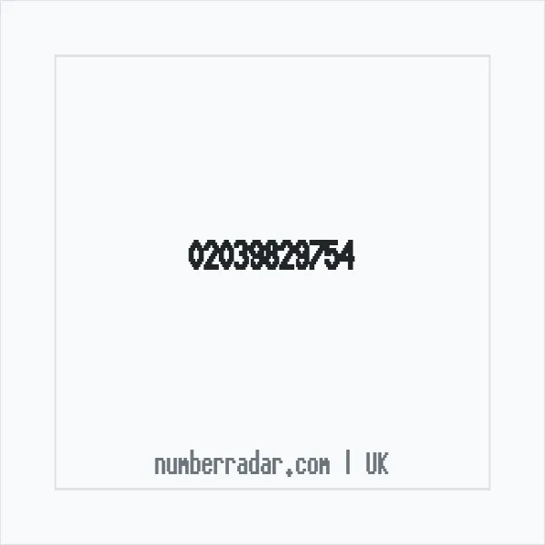 Reverse number check for +44 20 3982 9754 — who called me?