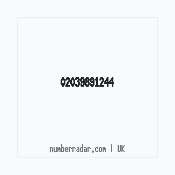 Reverse number check for +44 20 3989 1244 — who called me?