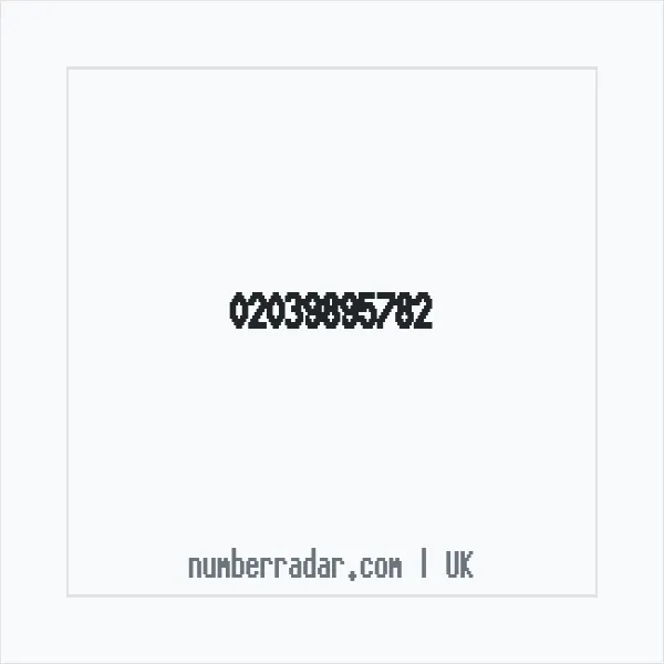 Reverse number check for +44 20 3989 5782 — who called me?