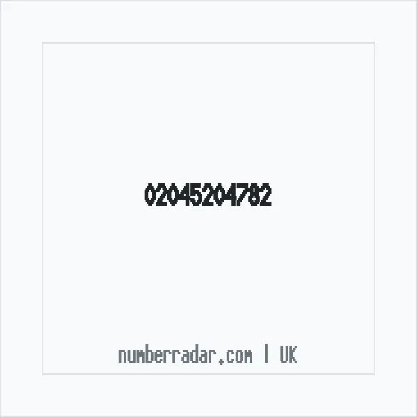 Reverse number check for +44 20 4520 4782 — who called me?