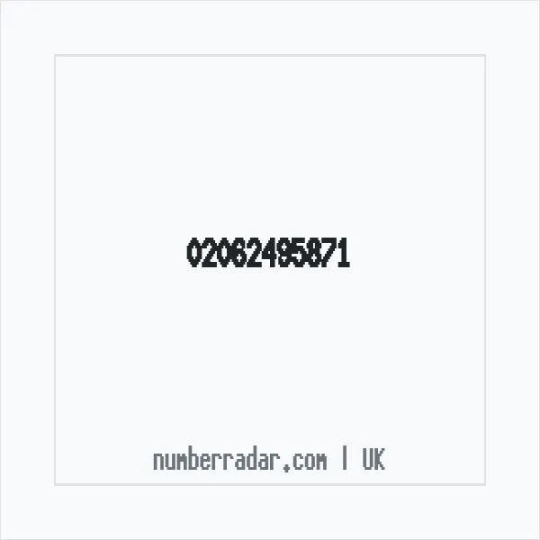 Reverse number check for +44 20 6249 5871 — who called me?