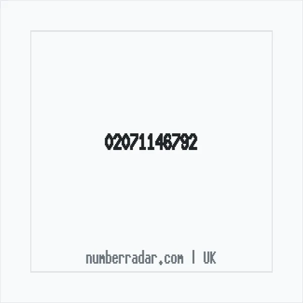 Reverse number check for +44 20 7114 6792 — who called me?