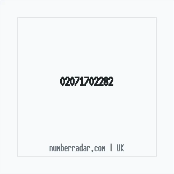 Reverse number check for +44 20 7170 2282 — who called me?