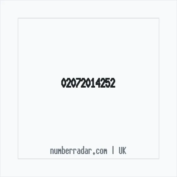 Reverse number check for +44 20 7201 4252 — who called me?