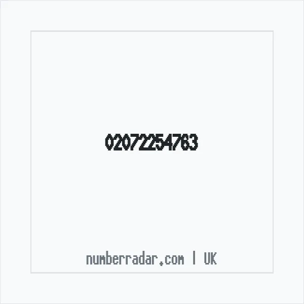 Reverse number check for +44 20 7225 4763 — who called me?