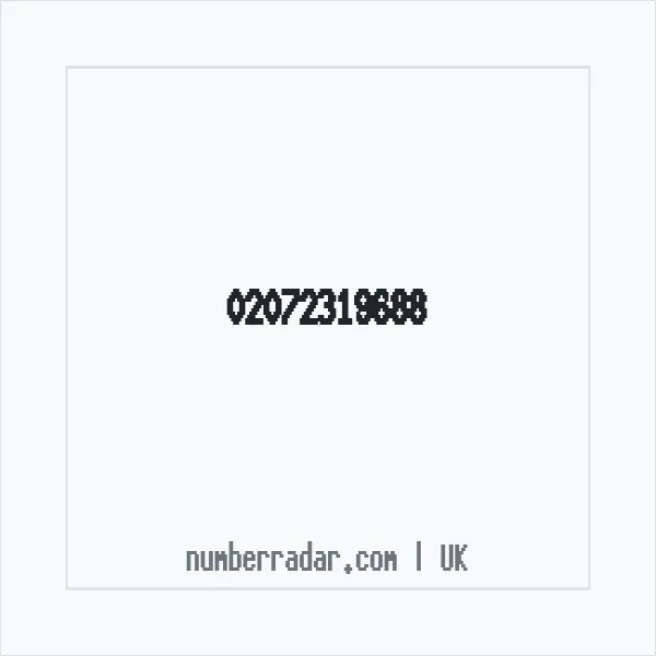 Reverse number check for +44 20 7231 9688 — who called me?