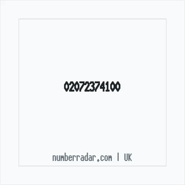 Reverse number check for +44 20 7237 4100 — who called me?