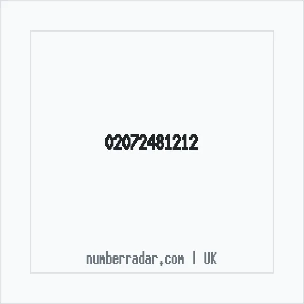 Reverse number check for +44 20 7248 1212 — who called me?