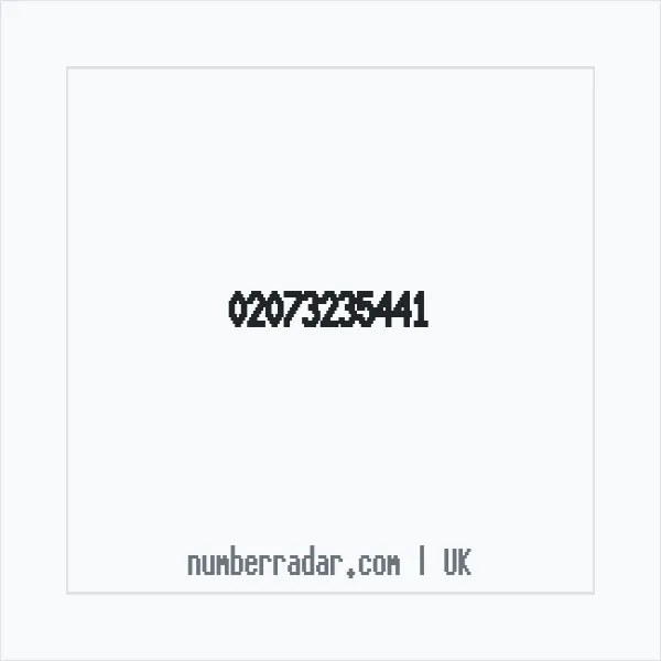 Reverse number check for +44 20 7323 5441 — who called me?