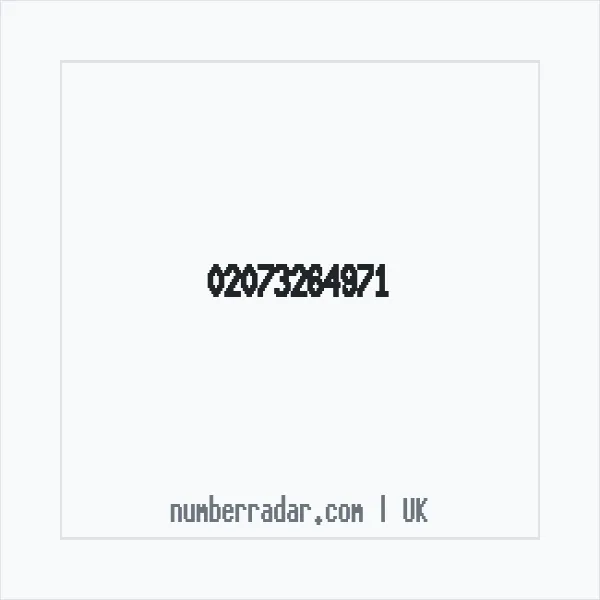 Reverse number check for +44 20 7326 4971 — who called me?