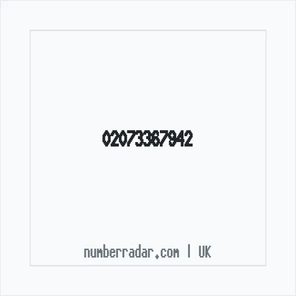 Reverse number check for +44 20 7336 7942 — who called me?
