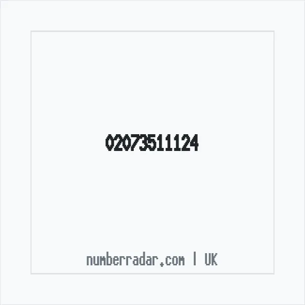 Reverse number check for +44 20 7351 1124 — who called me?