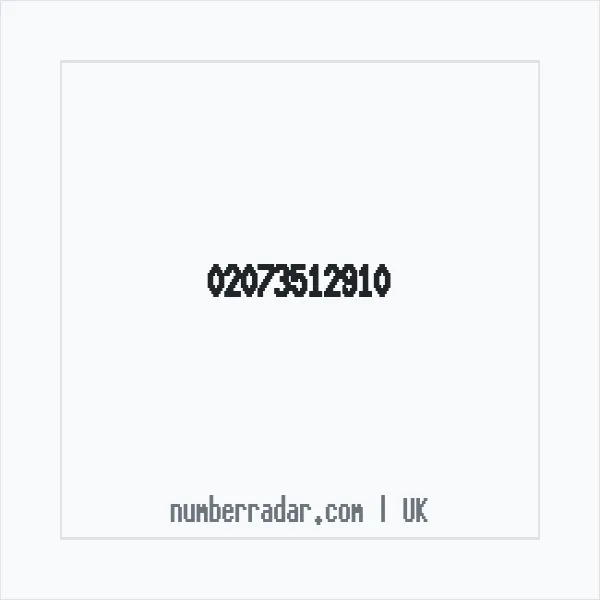 Reverse number check for +44 20 7351 2910 — who called me?