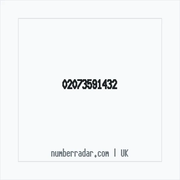 Reverse number check for +44 20 7359 1432 — who called me?