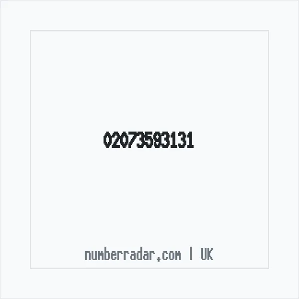 Reverse number check for +44 20 7359 3131 — who called me?