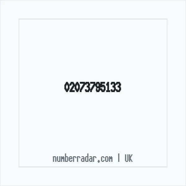 Reverse number check for +44 20 7379 5133 — who called me?