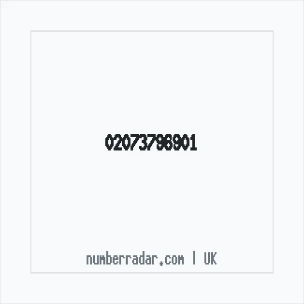 Reverse number check for +44 20 7379 6901 — who called me?