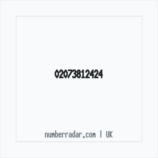 Reverse number check for +44 20 7381 2424 — who called me?