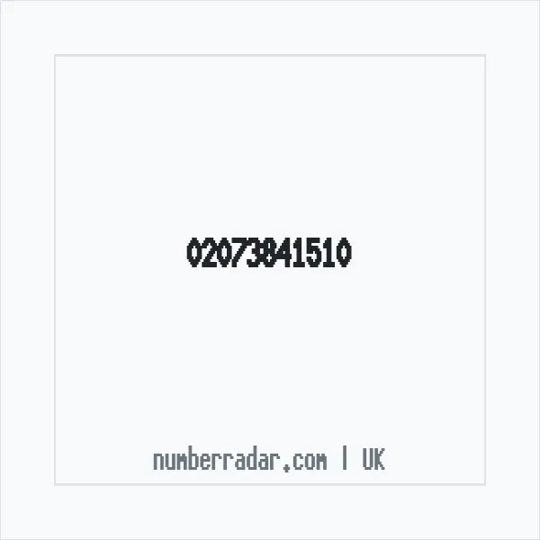 Reverse number check for +44 20 7384 1510 — who called me?