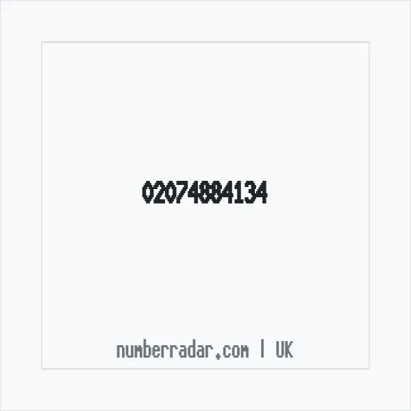Reverse number check for +44 20 7488 4134 — who called me?