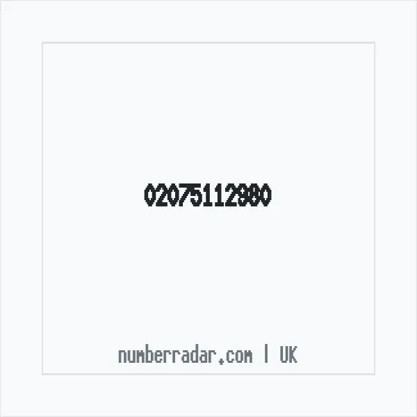 Reverse number check for +44 20 7511 2980 — who called me?