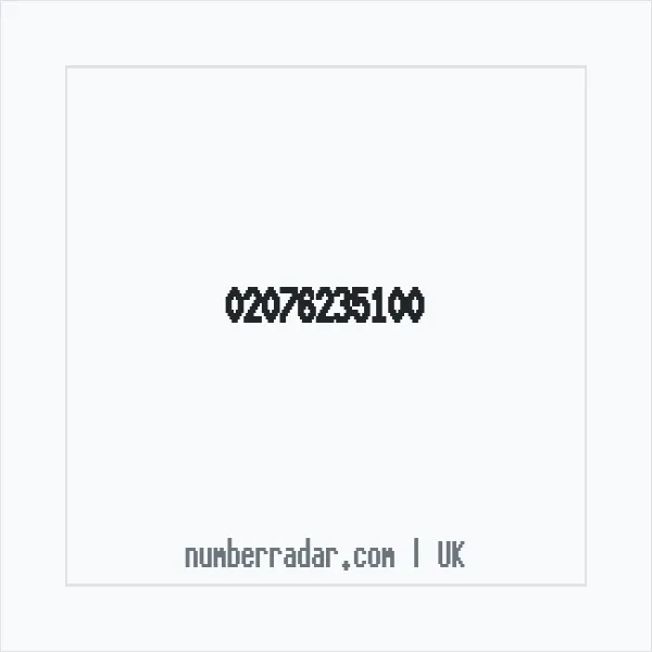 Reverse number check for +44 20 7623 5100 — who called me?
