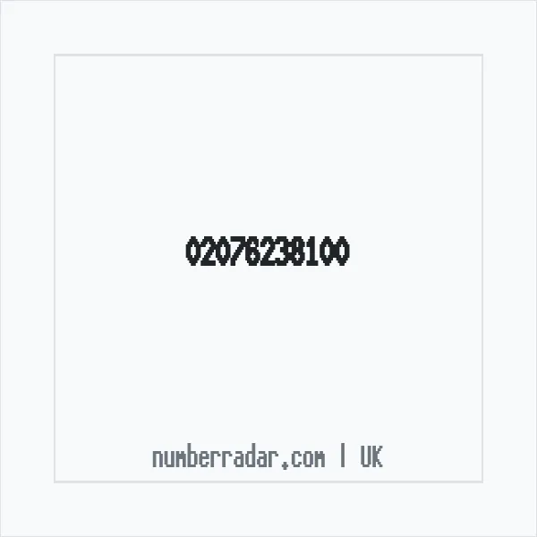 Reverse number check for +44 20 7623 8100 — who called me?