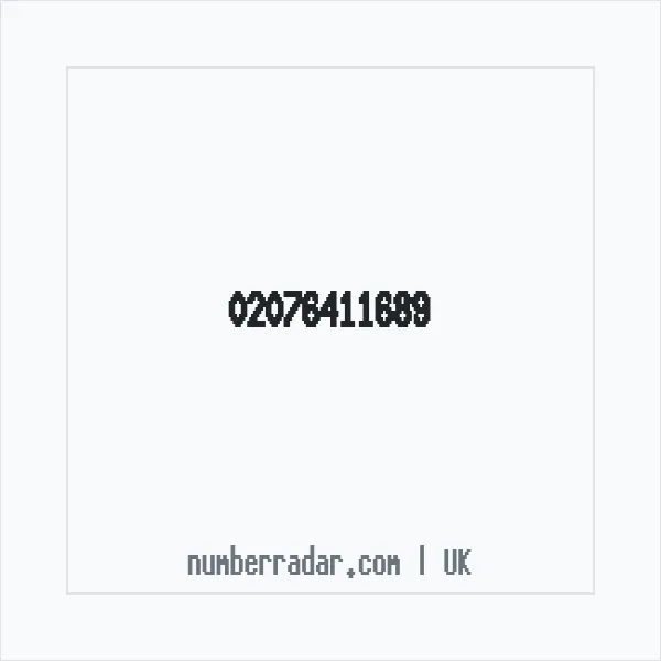 Reverse number check for +44 20 7641 1689 — who called me?
