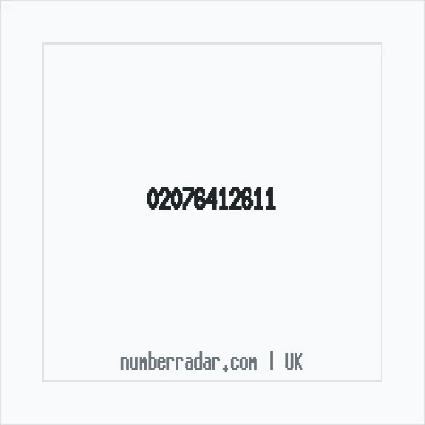 Reverse number check for +44 20 7641 2611 — who called me?