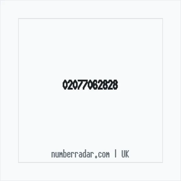 Reverse number check for +44 20 7706 2828 — who called me?