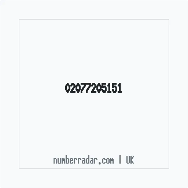 Reverse number check for +44 20 7720 5151 — who called me?