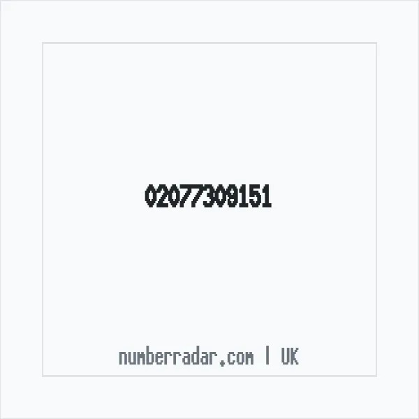 Reverse number check for +44 20 7730 9151 — who called me?