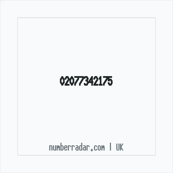 Reverse number check for +44 20 7734 2175 — who called me?