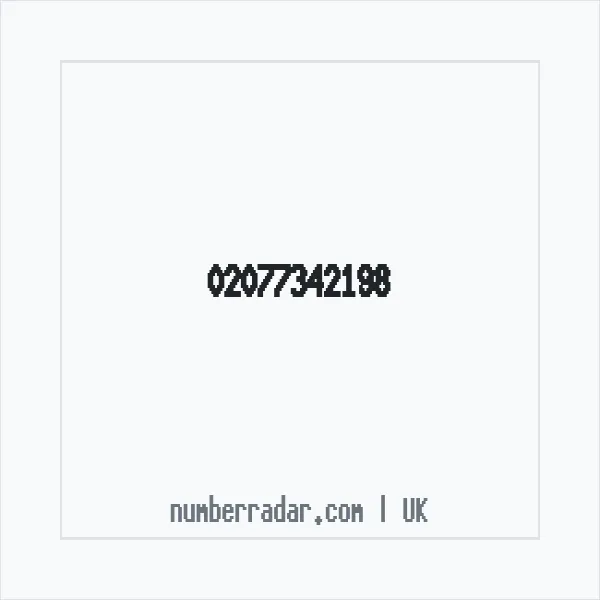 Reverse number check for +44 20 7734 2198 — who called me?