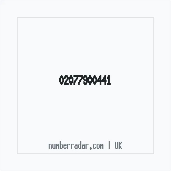 Reverse number check for +44 20 7790 0441 — who called me?