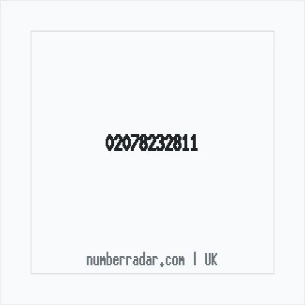 Reverse number check for +44 20 7823 2811 — who called me?
