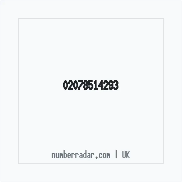 Reverse number check for +44 20 7851 4293 — who called me?
