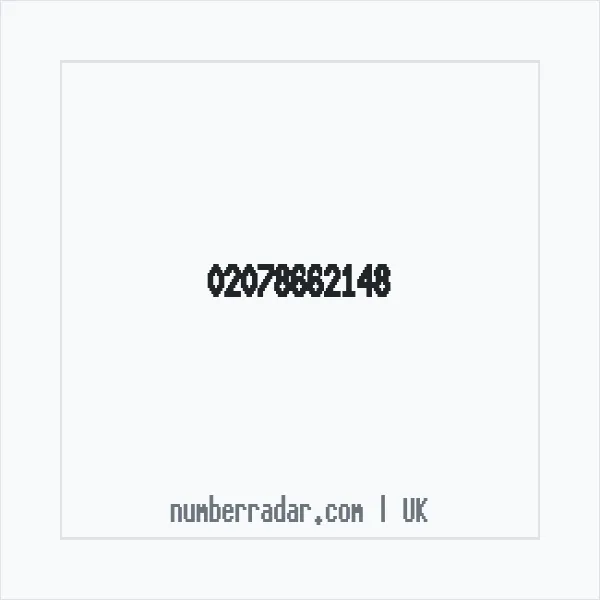 Reverse number check for +44 20 7866 2148 — who called me?