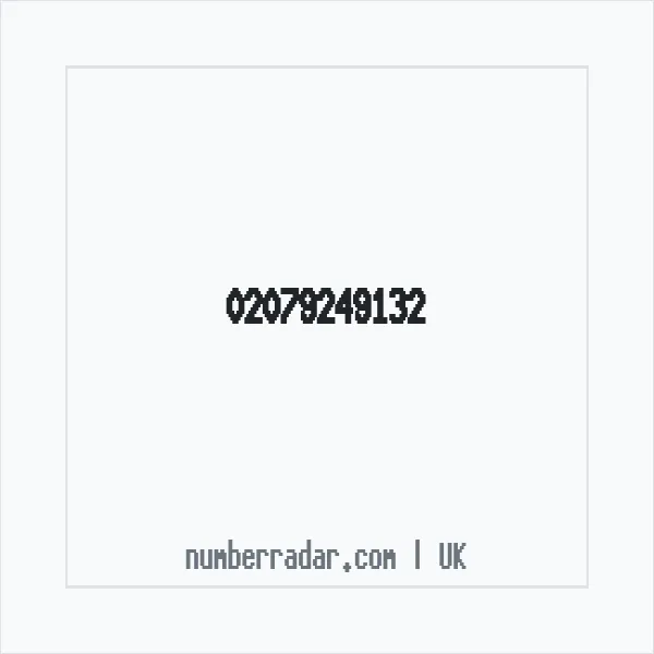 Reverse number check for +44 20 7924 9132 — who called me?